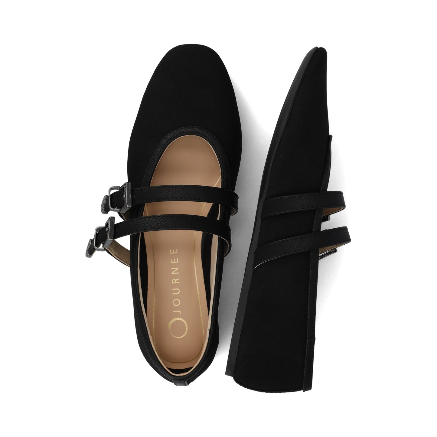Journee FLORENE MARY JANE WESTERN FLATS - Black