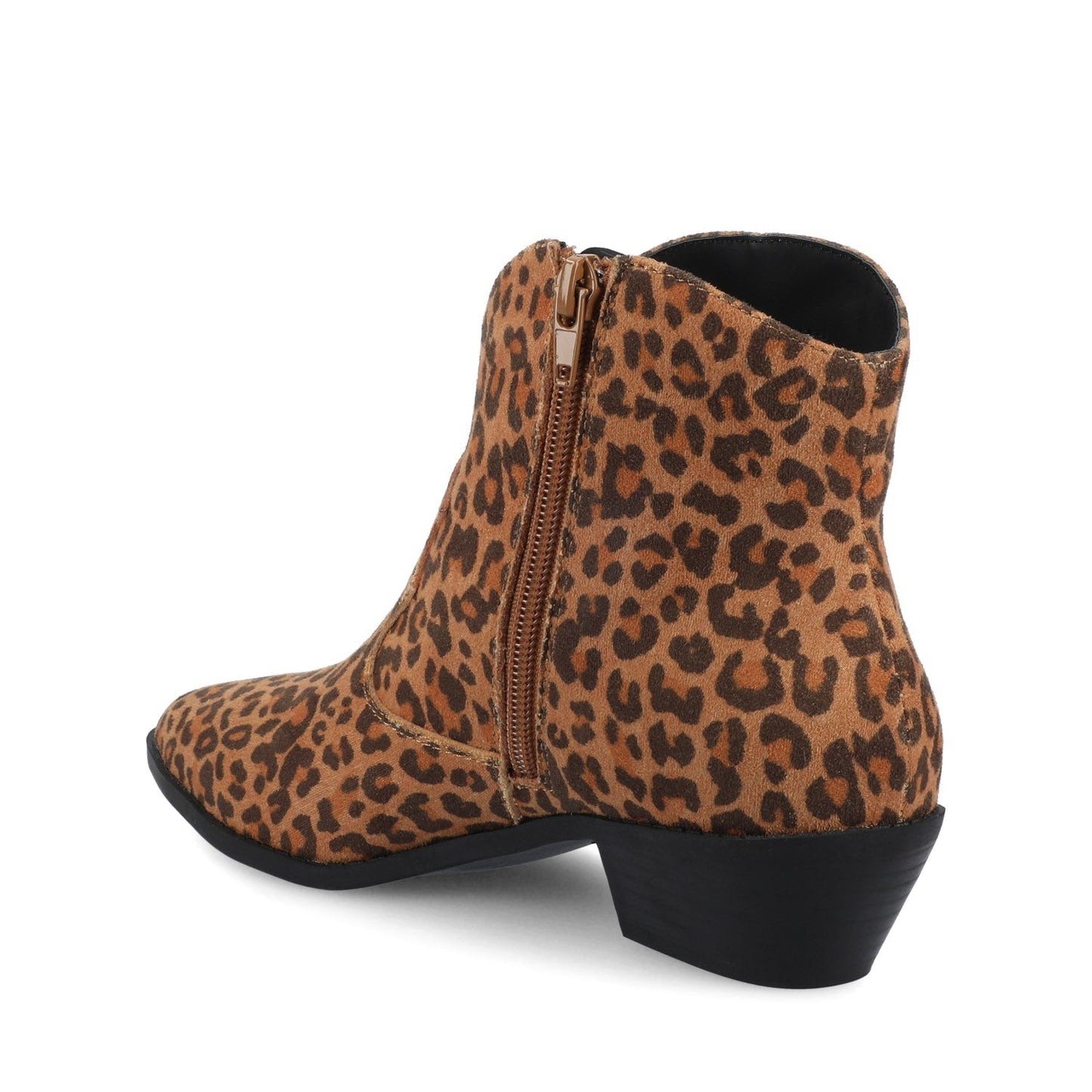 Journee TALIAH WESTERN ANKLE BOOTIES - Leopard