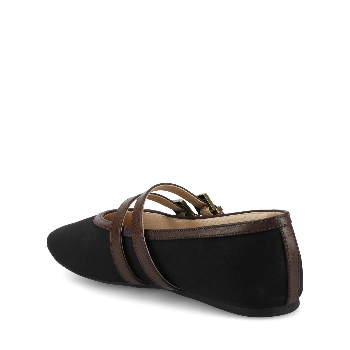 Journee FLORENE MARY JANE WESTERN FLATS - Black Chocolate