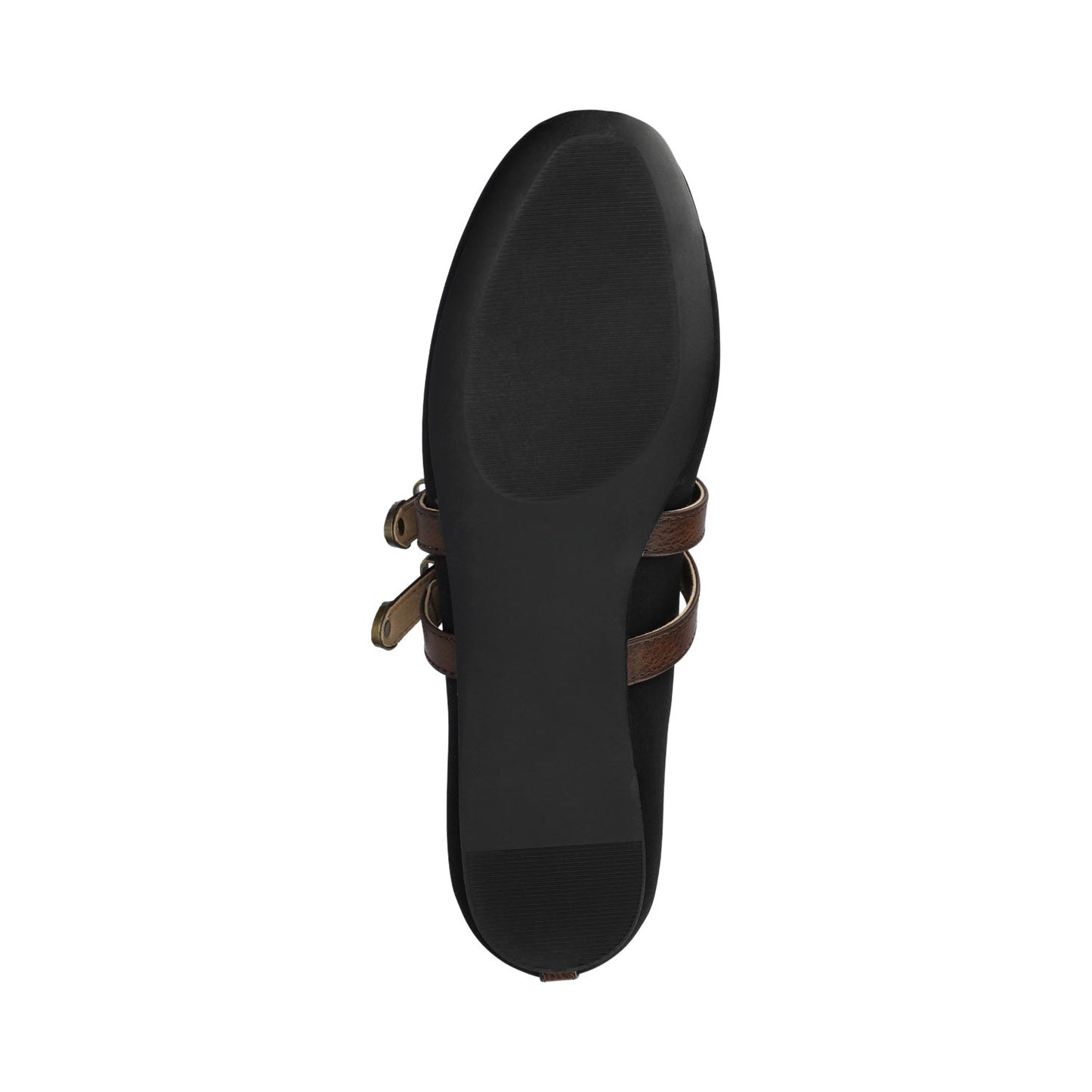 Journee FLORENE MARY JANE WESTERN FLATS - Black Chocolate