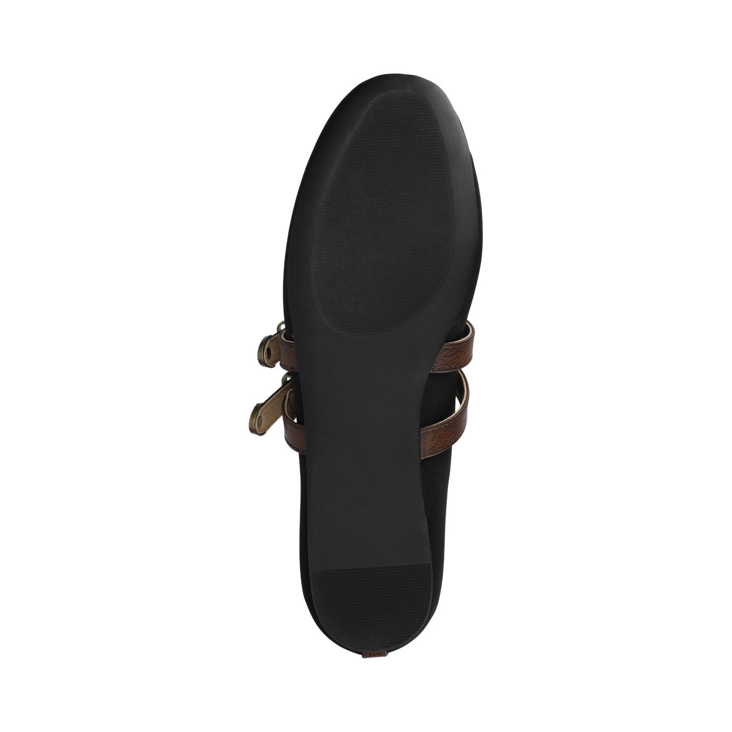 Journee FLORENE MARY JANE WESTERN FLATS - Black Chocolate