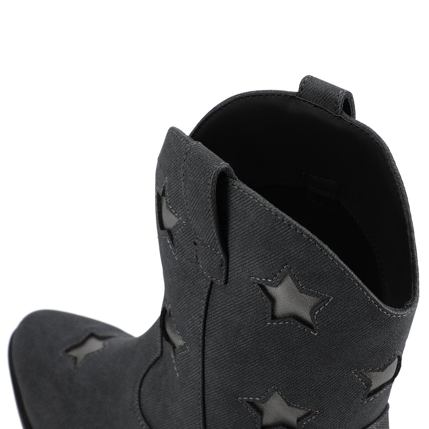 Journee UNDERWOOD WESTERN STAR BOOTIES - Charcoal