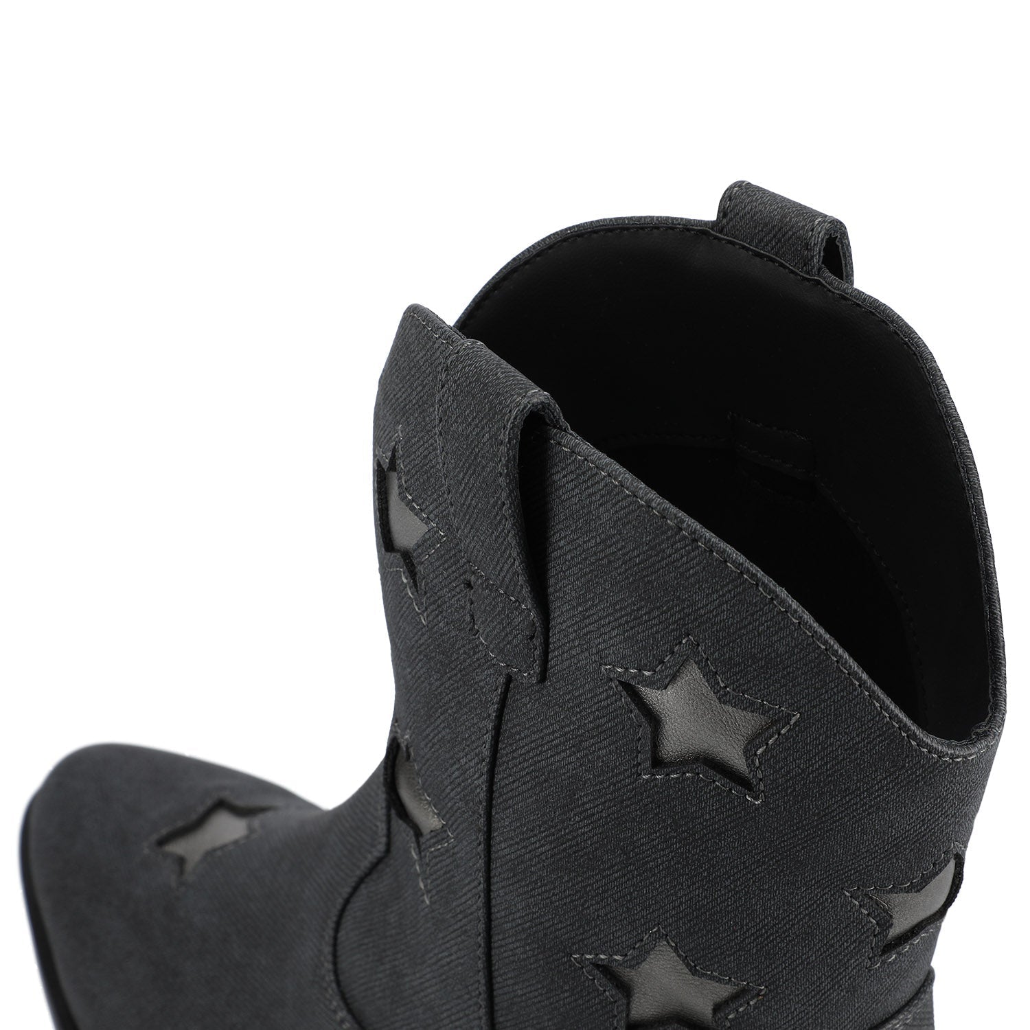 Journee UNDERWOOD WESTERN STAR BOOTIES - Charcoal