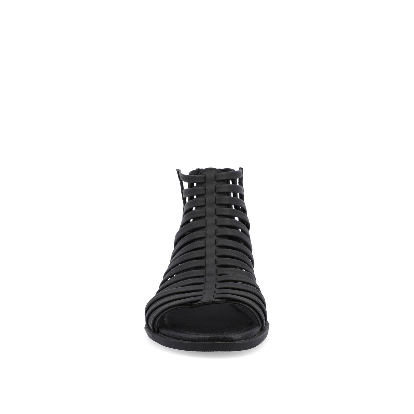 Journee DELILAH GLADIATOR SANDALS IN VEGAN LEATHER - Black