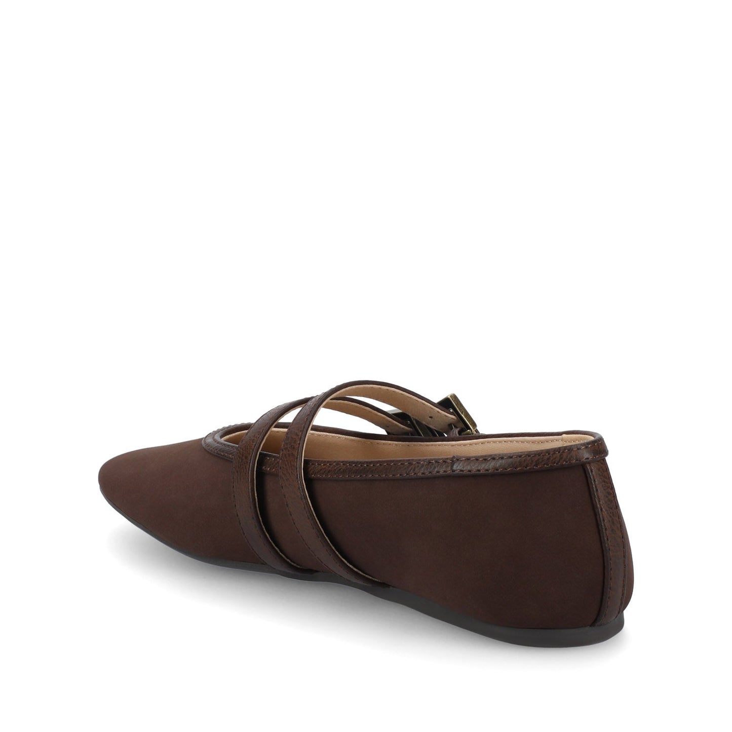 Journee FLORENE MARY JANE WESTERN FLATS - Chocolate