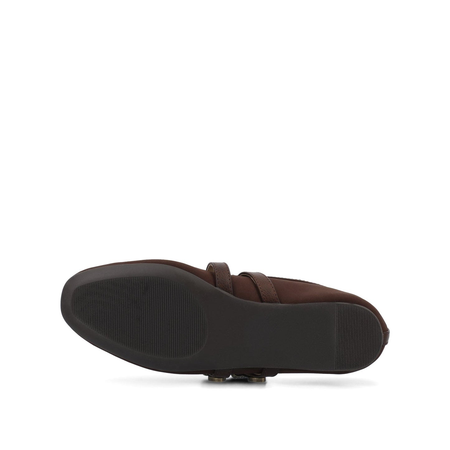Journee FLORENE MARY JANE WESTERN FLATS - Chocolate