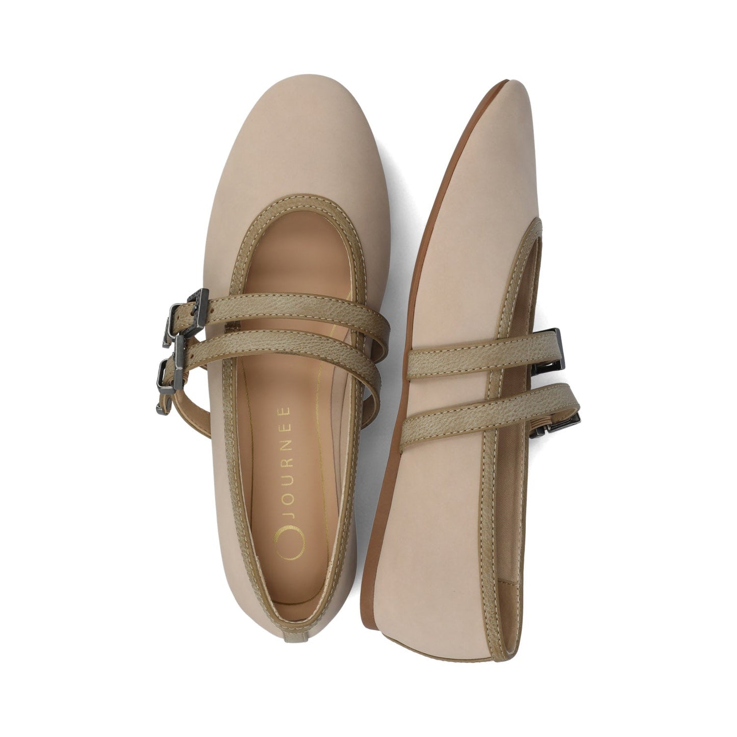 Journee FLORENE MARY JANE WESTERN FLATS - Sand