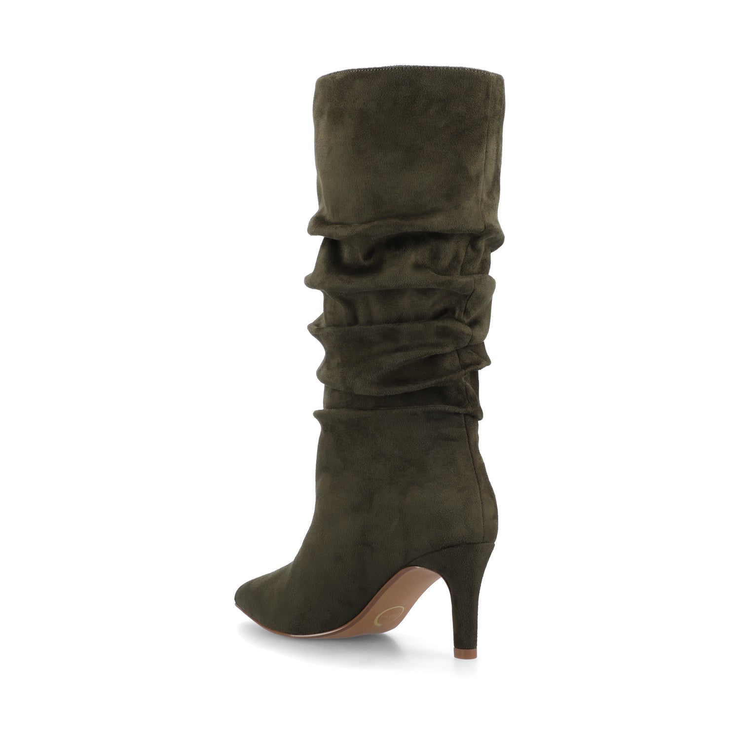 Journee SONNET SLOUCHY BOOTS - Olive