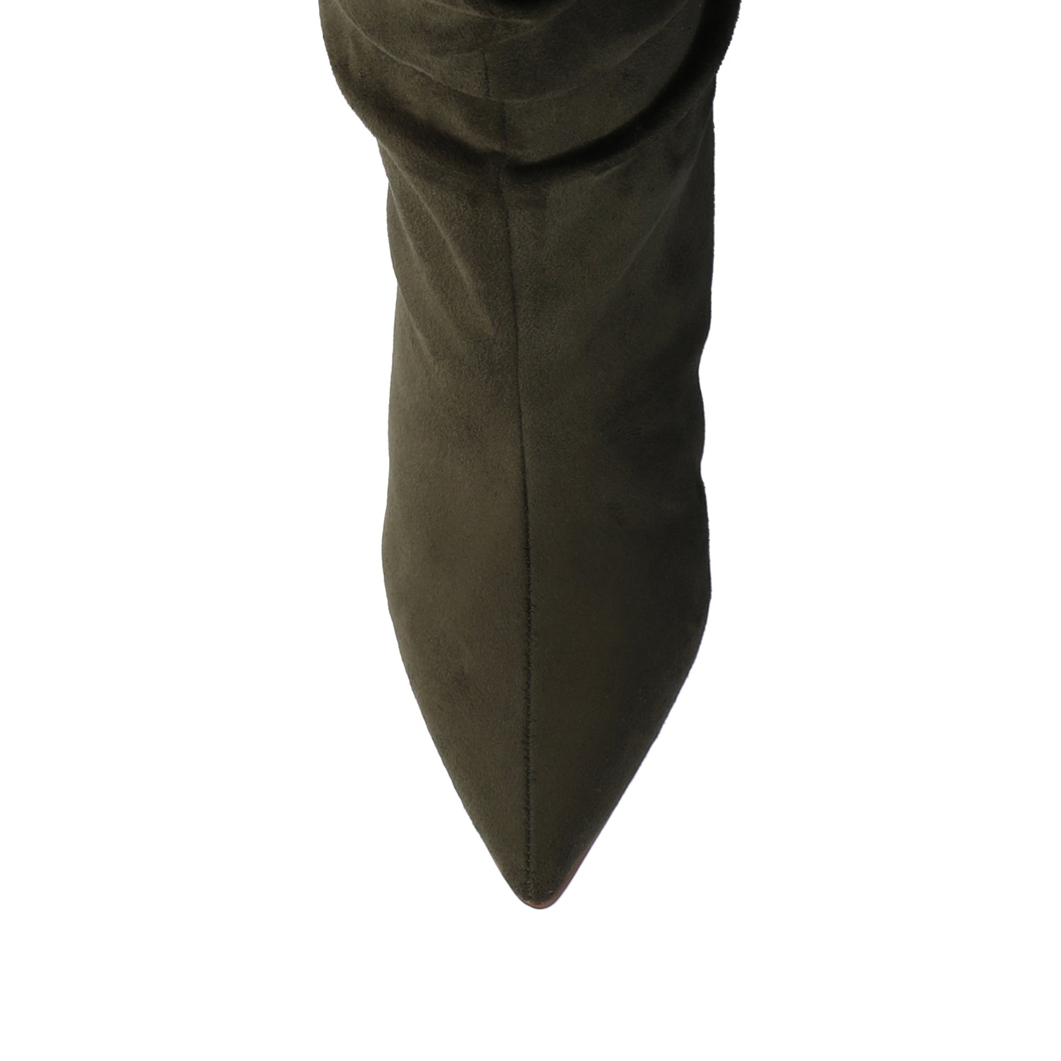 Journee SONNET SLOUCHY BOOTS - Olive