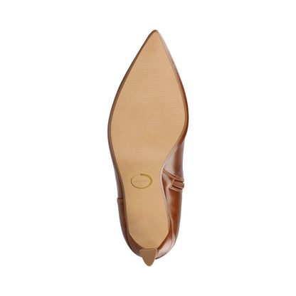 Journee DOLLY KNEE HIGH TASSEL WESTERN BOOTS - Cognac