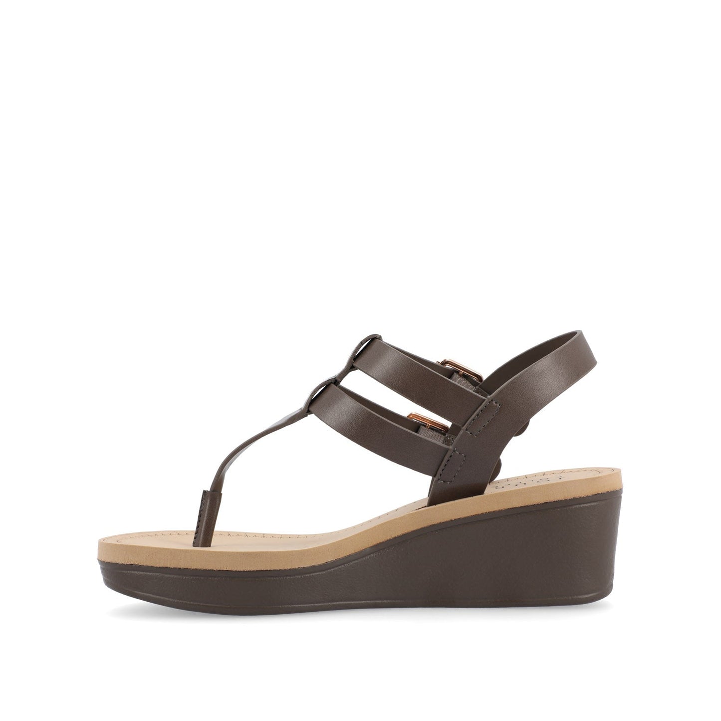 Journee BIANCA SANDALS IN STATEMENT COLORS - Brown