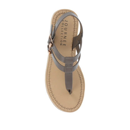 Journee BIANCA SANDALS IN STATEMENT COLORS - Brown