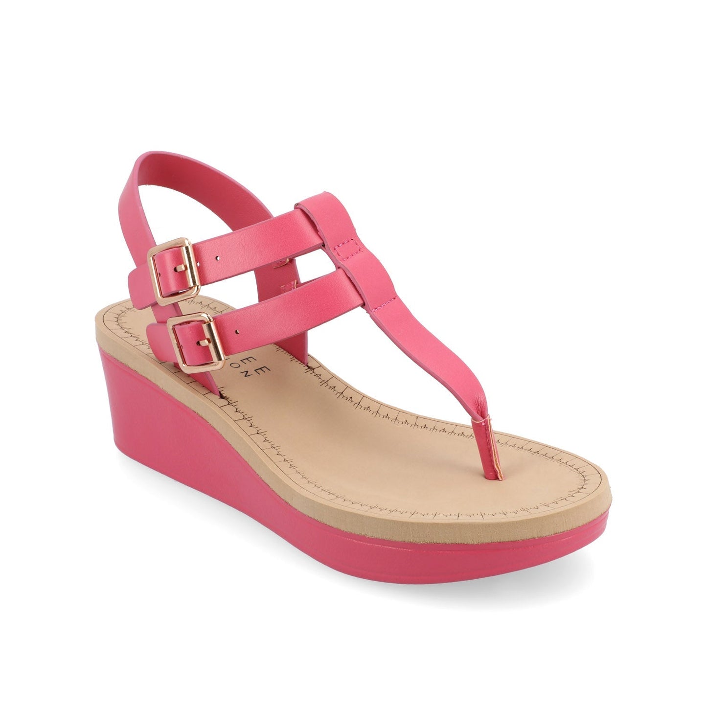 Journee BIANCA SANDALS IN STATEMENT COLORS - Pink