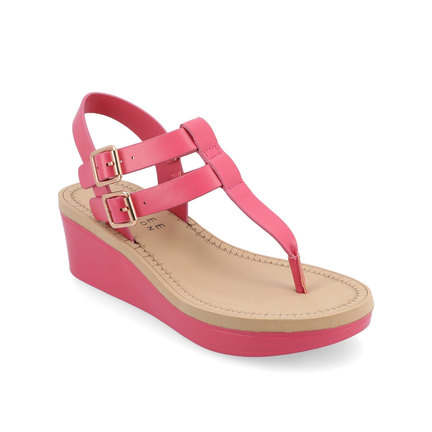 Journee BIANCA SANDALS IN STATEMENT COLORS - Pink