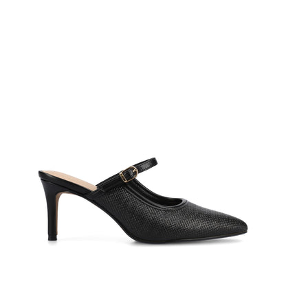 Journee TIFFEE SLIP ON HEELS - Black