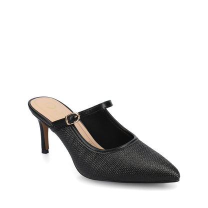Journee TIFFEE SLIP ON HEELS - Black