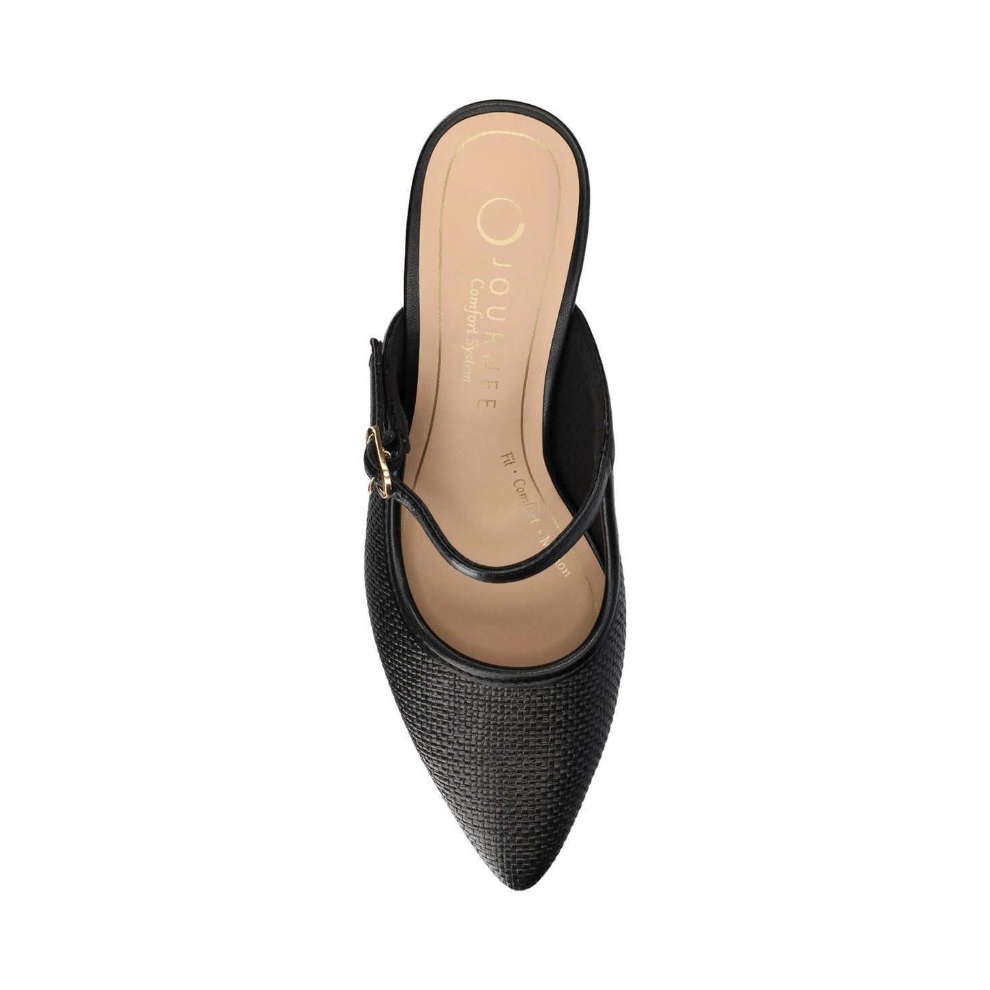 Journee TIFFEE SLIP ON HEELS - Black
