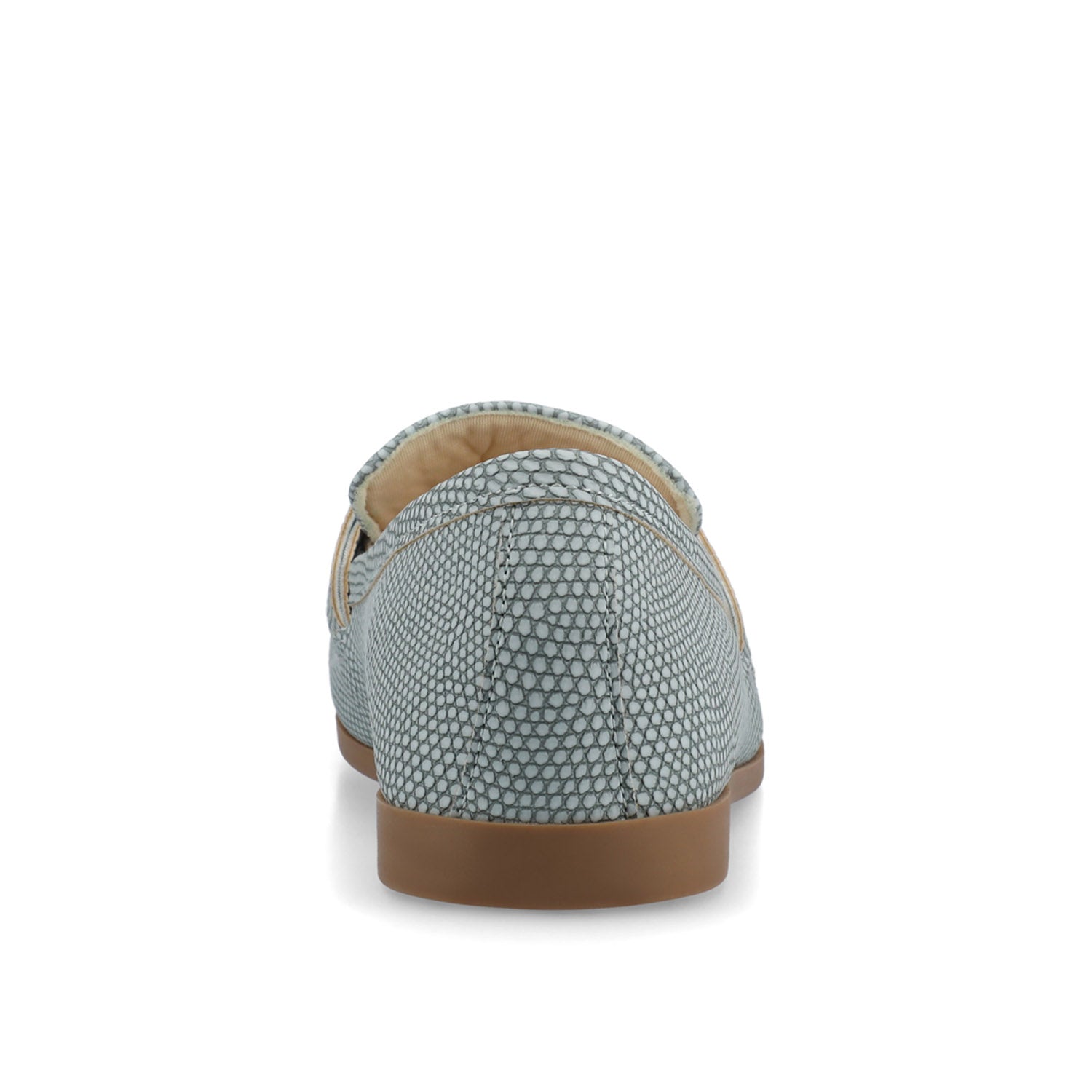 Journee MIZZA LOAFER FLATS IN VEGAN LEATHER - Blue Lizard