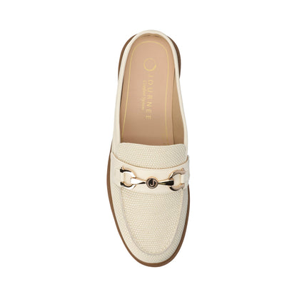 Journee RAYLA SLIP ON LOAFERS - Bone Lizard