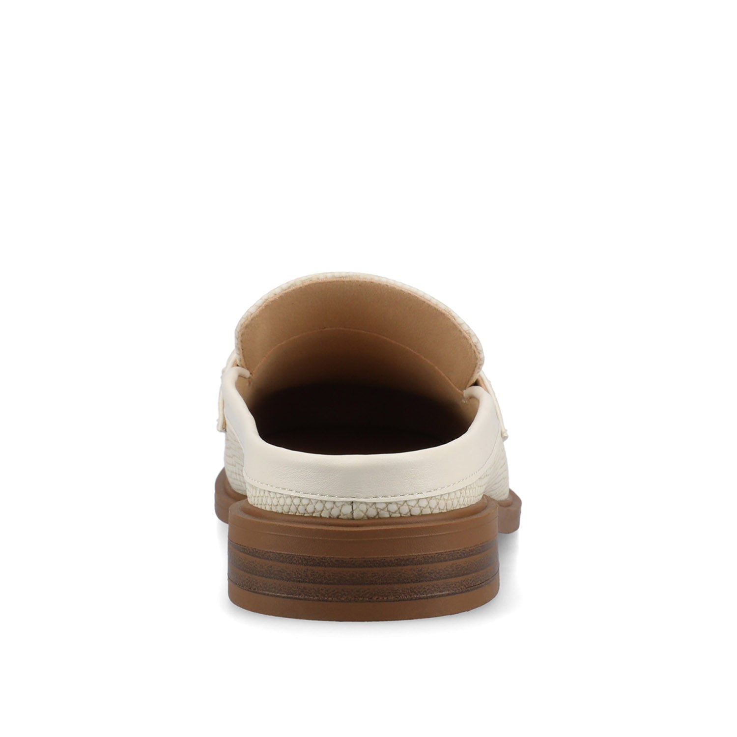 Journee RAYLA SLIP ON LOAFERS - Bone Lizard