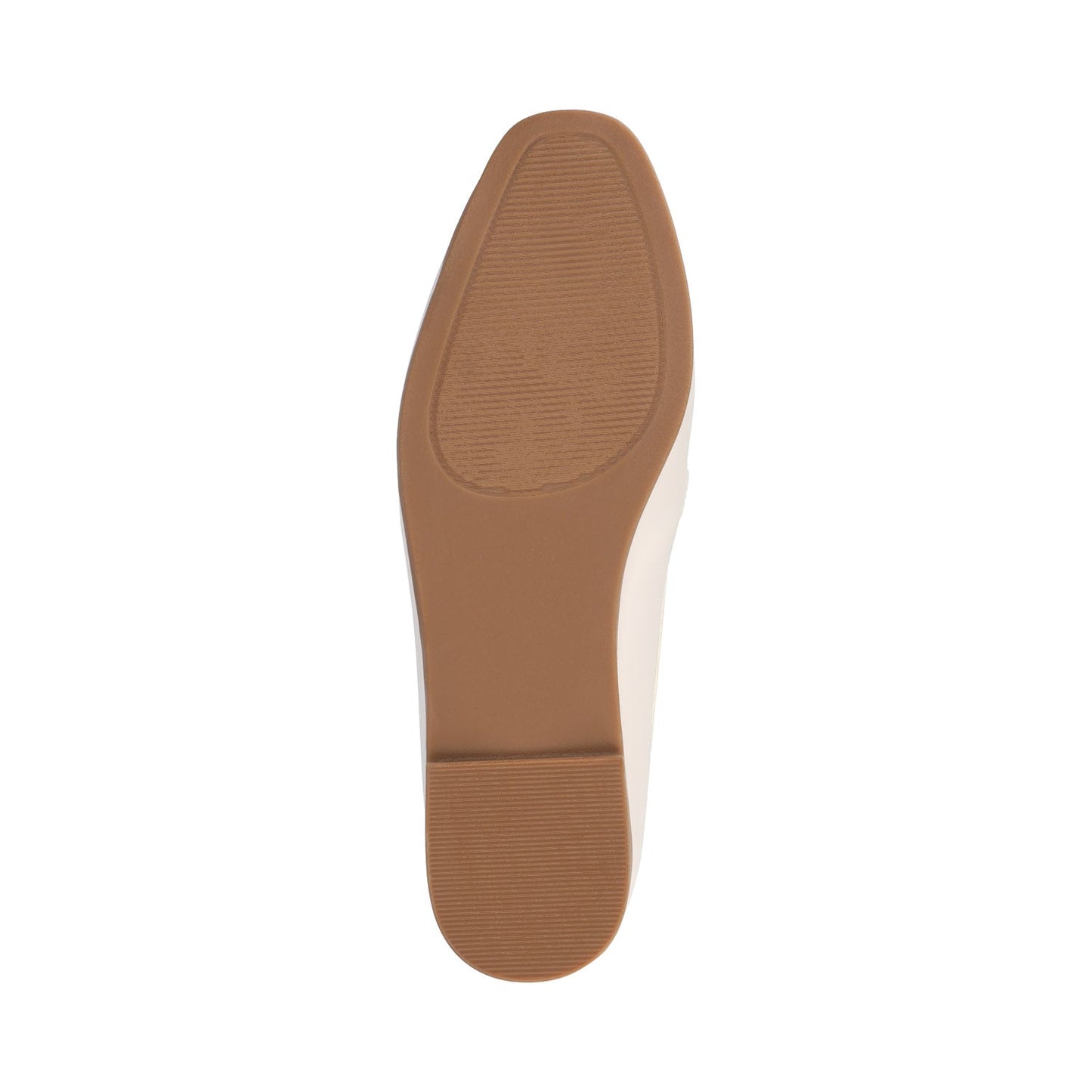 Journee MIZZA LOAFER FLATS IN VEGAN LEATHER - Bone PU