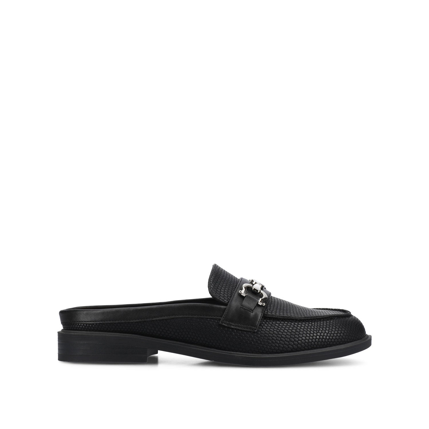 Journee RAYLA SLIP ON LOAFERS - Black Lizard