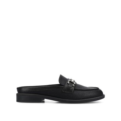 Journee RAYLA SLIP ON LOAFERS - Black Lizard