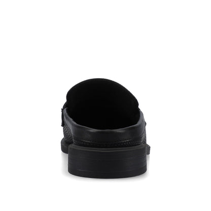 Journee RAYLA SLIP ON LOAFERS - Black Lizard