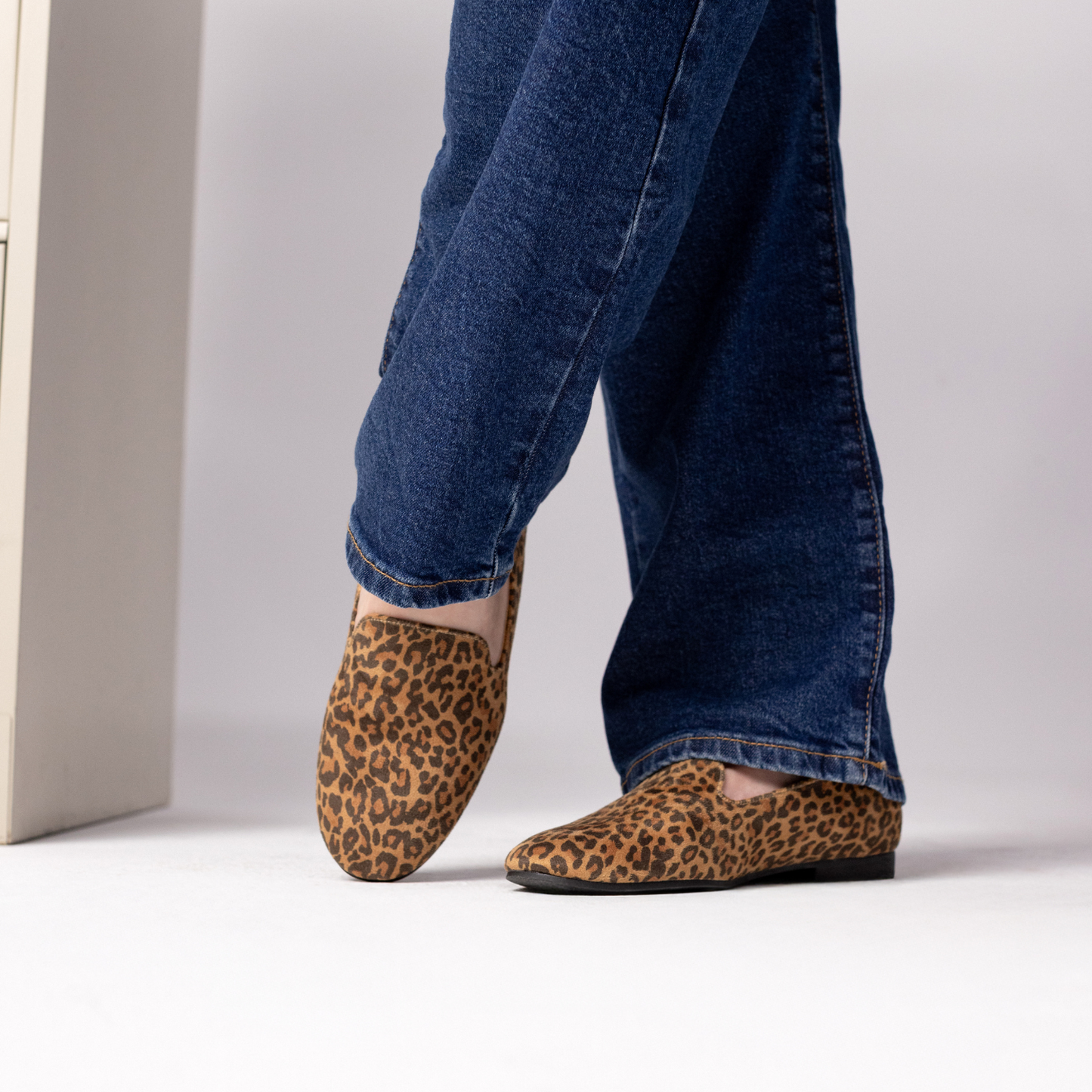Journee ISHANI BALLET FLATS - Leopard/Camel