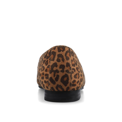 Journee ISHANI BALLET FLATS - Leopard/Camel