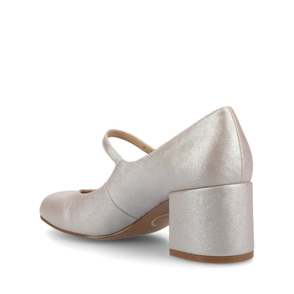 Journee OKENNA LOW HEEL PUMP - Champagne