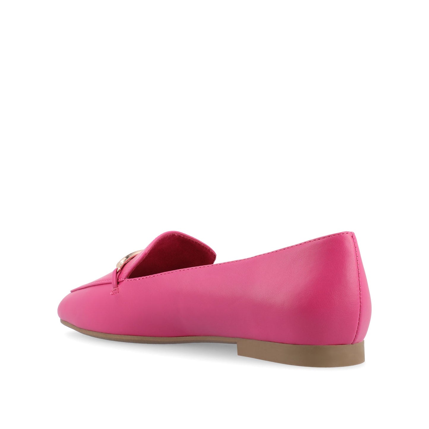Journee WRENN LOAFER FLATS IN VEGAN LEATHER - Fuchsia PU
