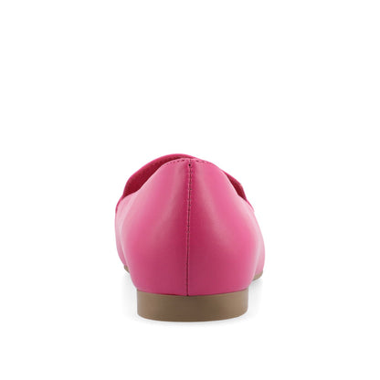 Journee WRENN LOAFER FLATS IN VEGAN LEATHER - Fuchsia PU