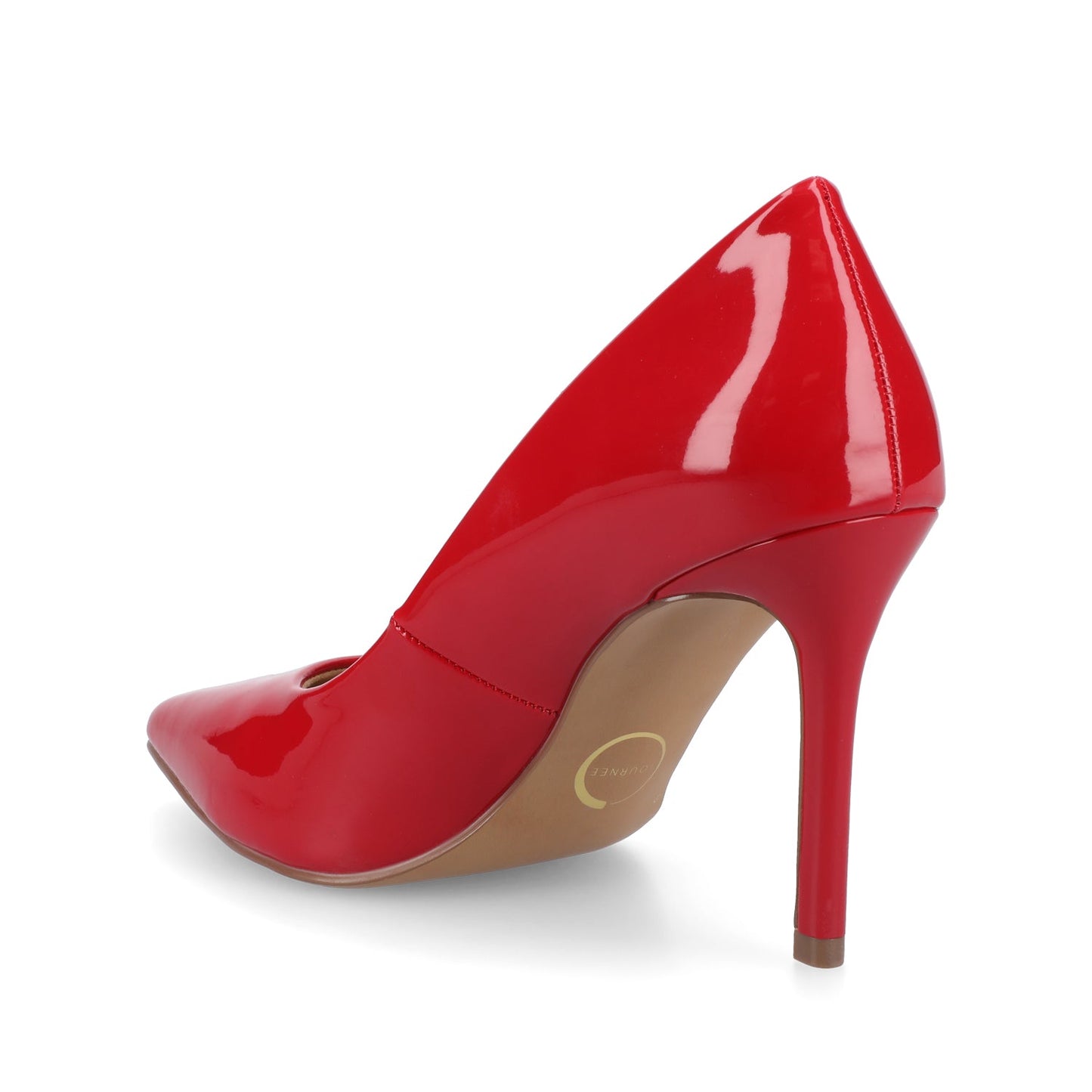 Journee VENUS STILETTO DRESS PUMP HEELS - Patent Red