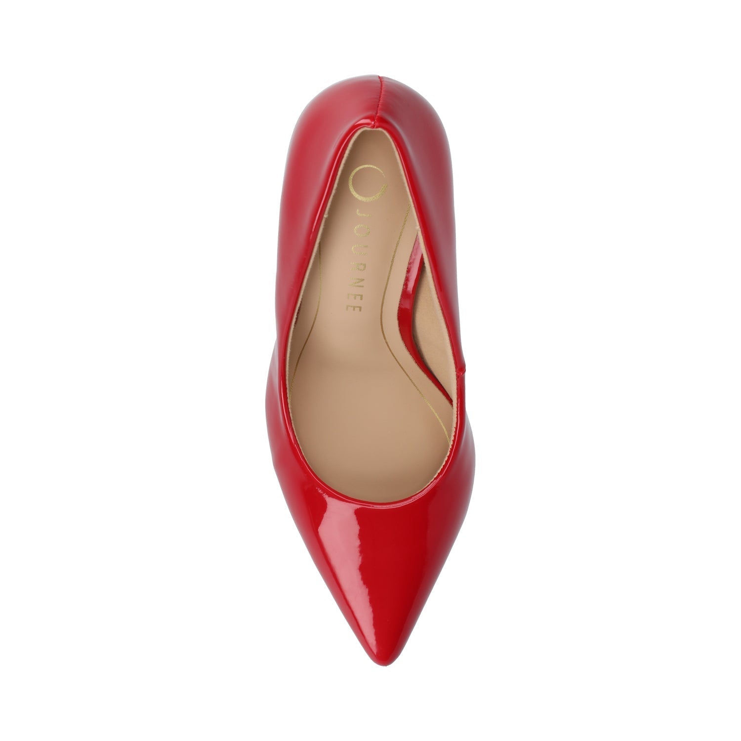 Journee VENUS STILETTO DRESS PUMP HEELS - Patent Red