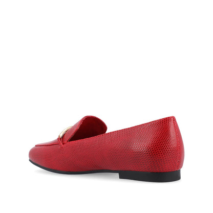 Journee WRENN LOAFER FLATS IN PRINT - Red Lizard