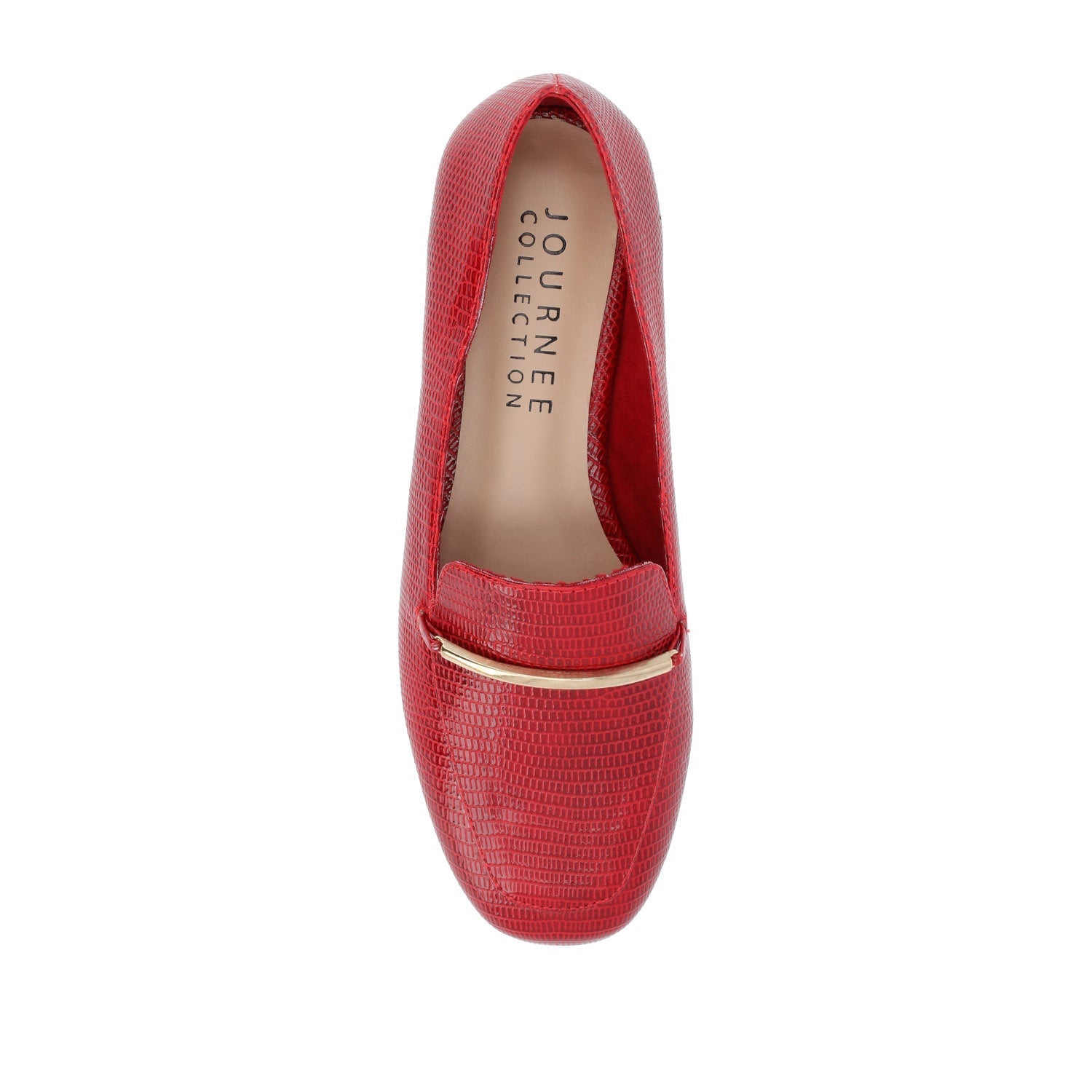 Journee WRENN LOAFER FLATS IN PRINT - Red Lizard