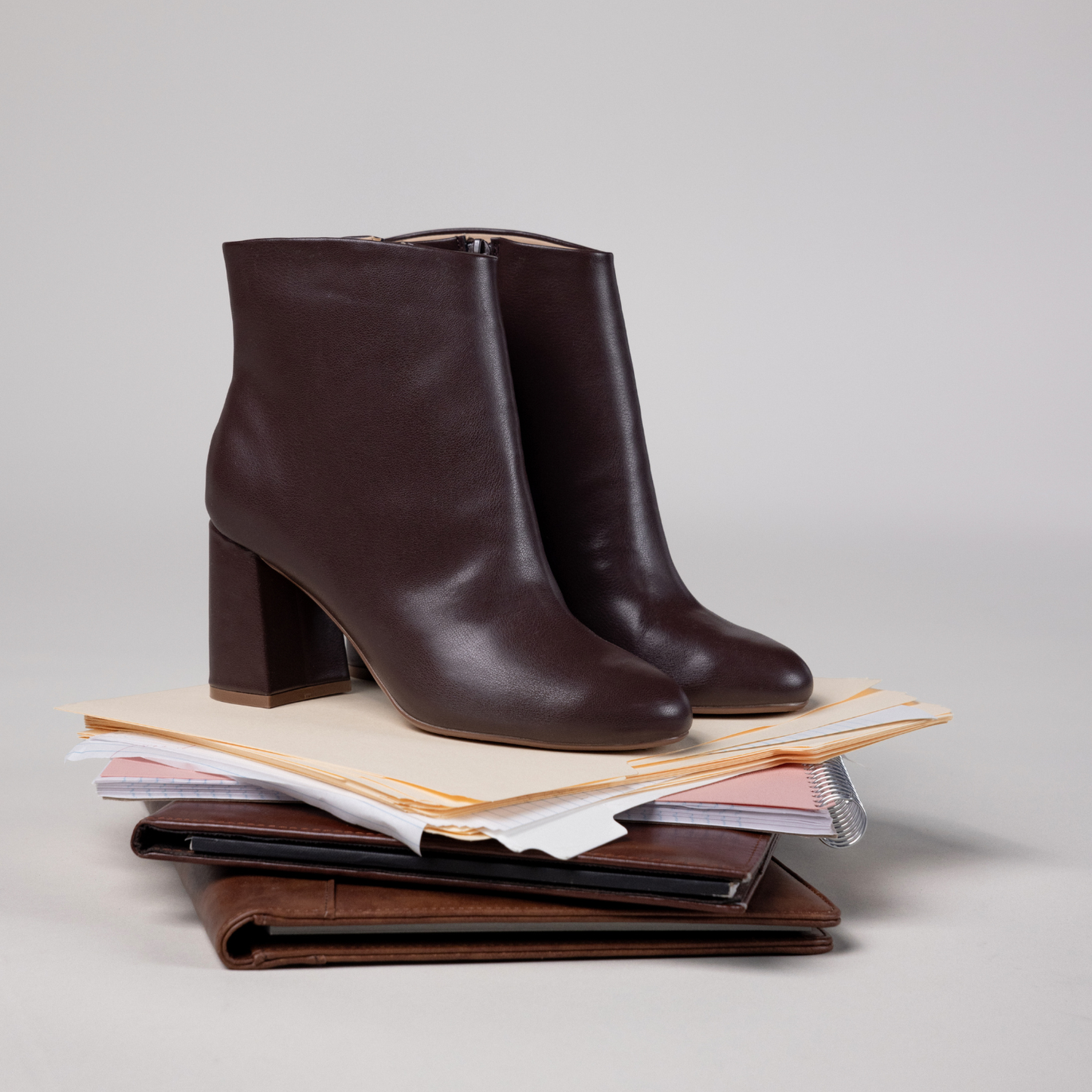 Journee KIT DRESS BOOTIES - Chocolate