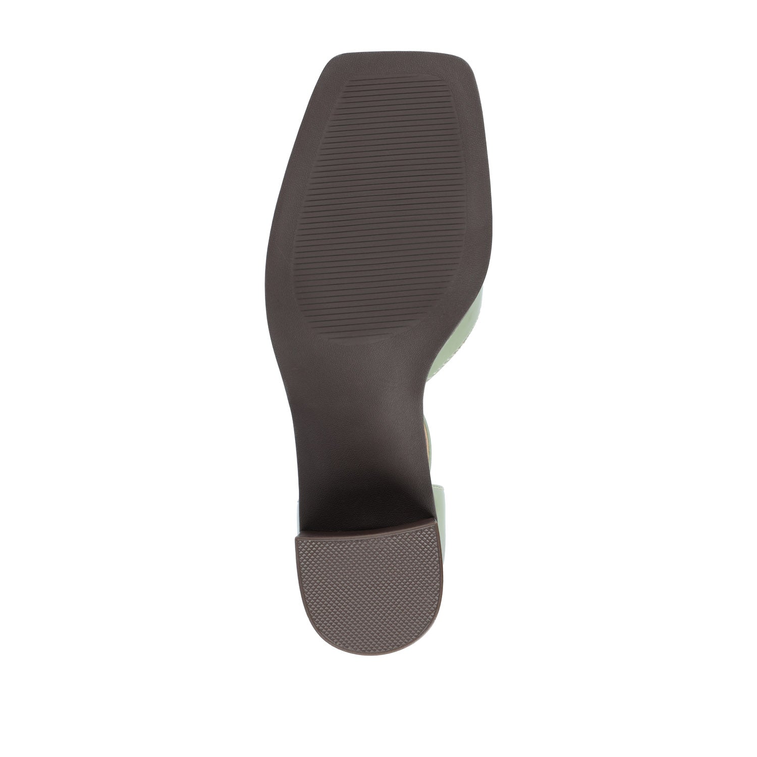 Journee EVANGELINE BLOCK D'ORSAY HEELS IN PATENT - Patent Green