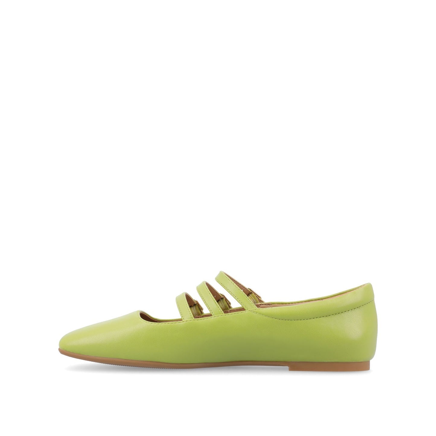 Journee DARLIN BALLET FLATS IN VEGAN LEATHER - Green PU