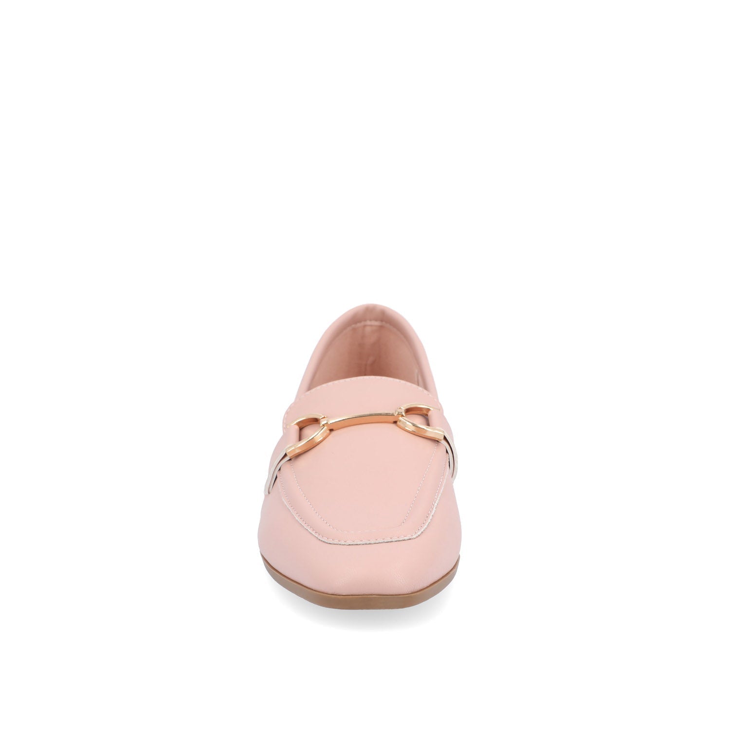 Journee MIZZA LOAFER FLATS IN VEGAN LEATHER - Pink PU