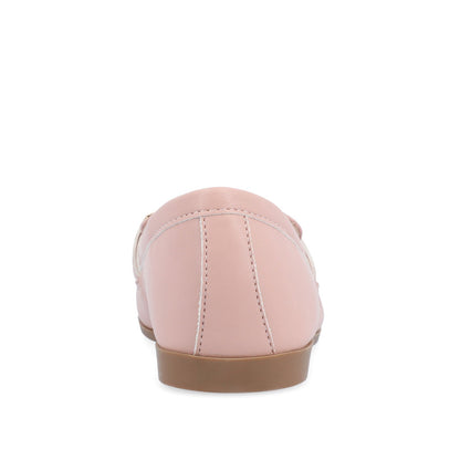 Journee MIZZA LOAFER FLATS IN VEGAN LEATHER - Pink PU