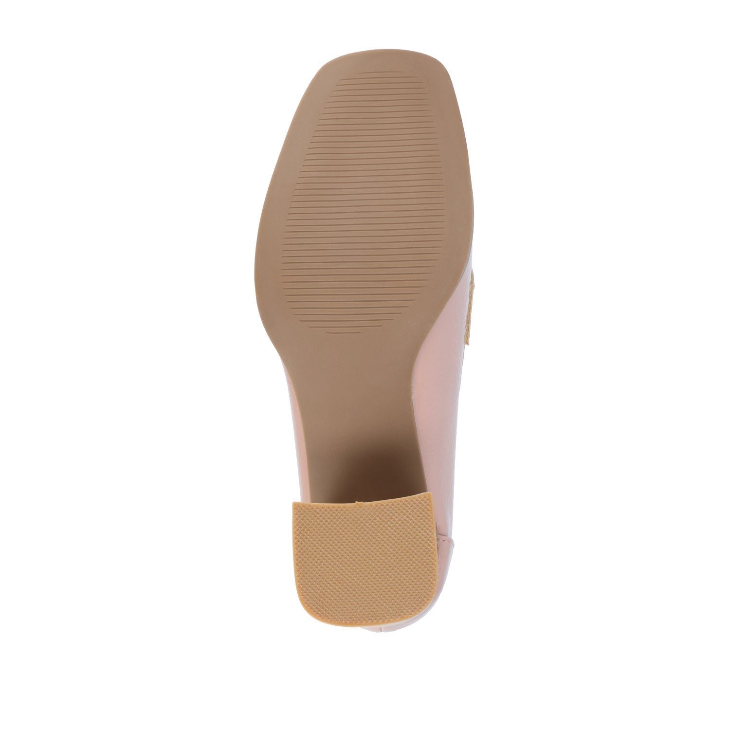 Journee MALLEAH BLOCK HEEL LOAFERS - Patent Pink