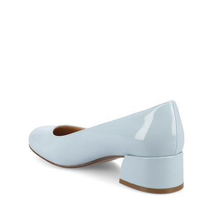 Journee SAAR II LOW PUMP HEELS IN PATENT - Blue Patent