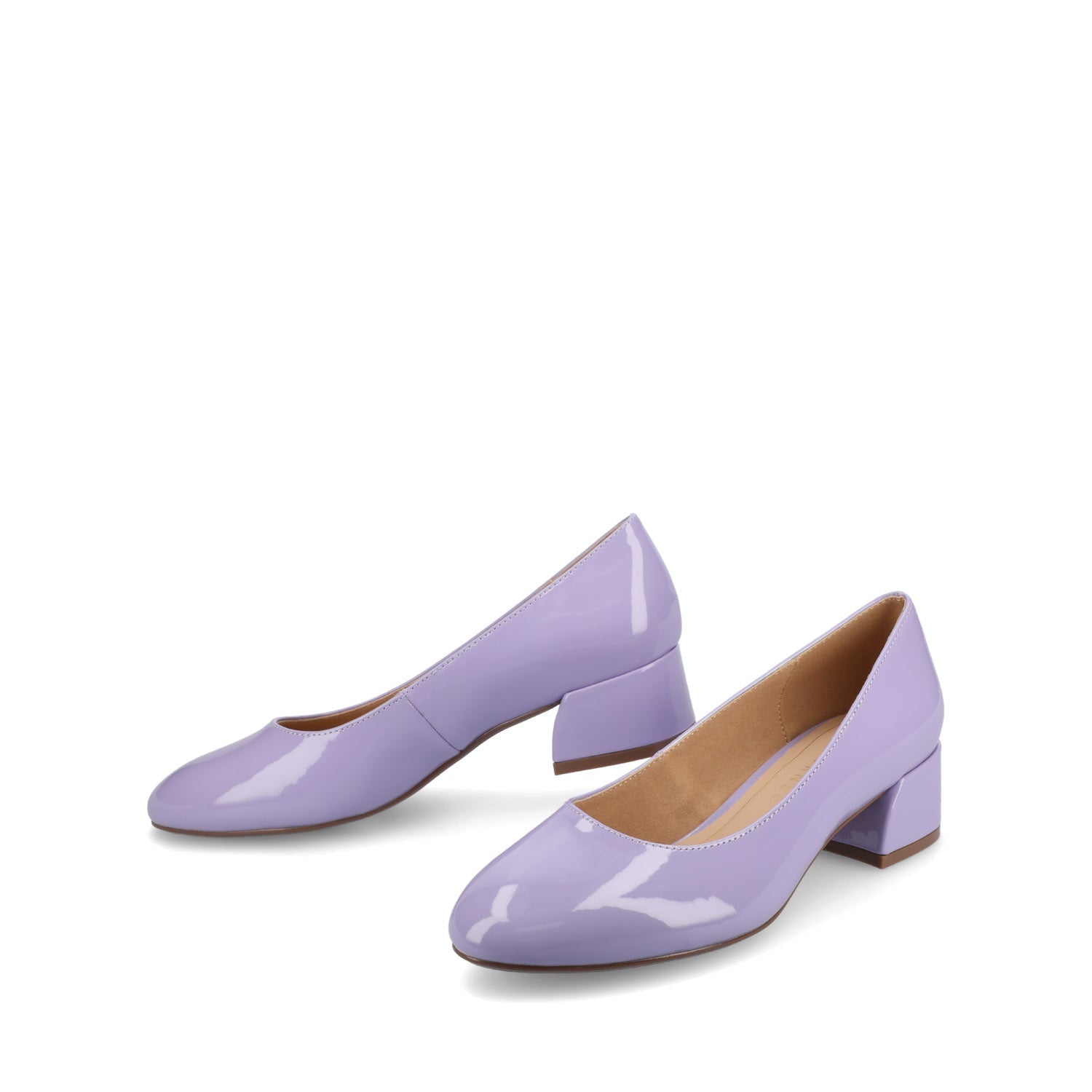Journee SAAR II LOW PUMP HEELS IN PATENT - Lilac Patent