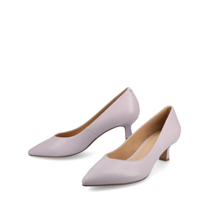 Journee PAMMIE KITTEN HEELS IN VEGAN LEATHER - Lilac PU