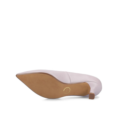Journee PAMMIE KITTEN HEELS IN VEGAN LEATHER - Lilac PU