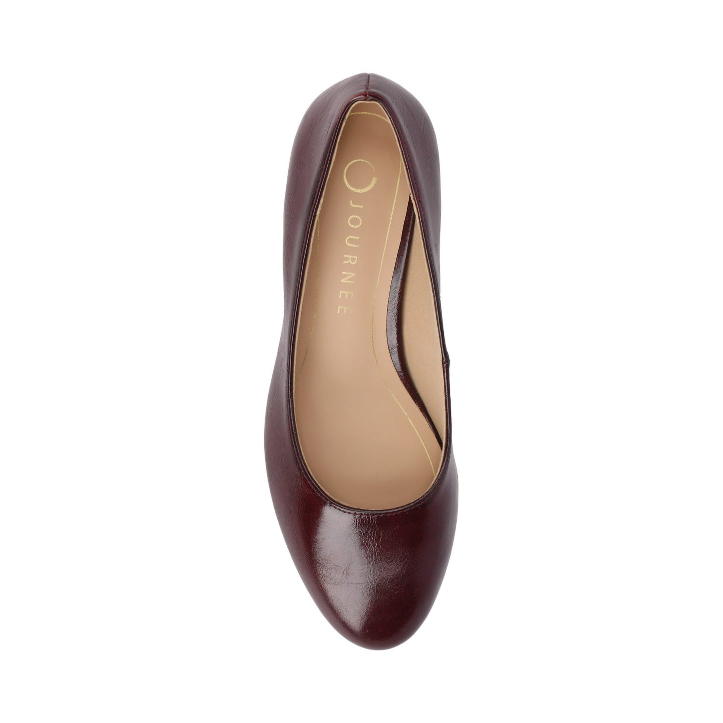 Journee SAAR II LOW PUMP HEELS IN PATENT - Oxblood Patent