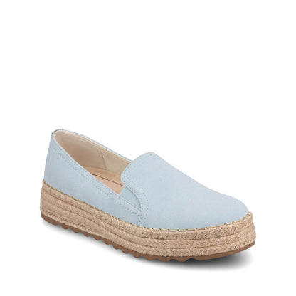 Journee CATALINA SLIP ON ESPADRILLES - Sky Blue