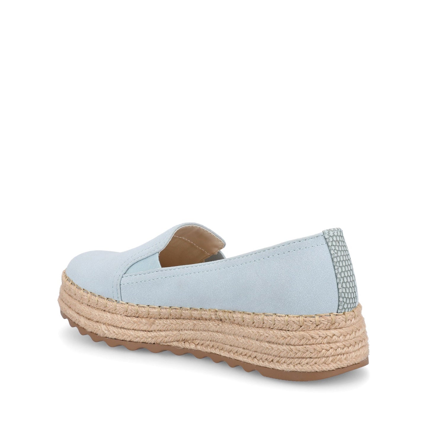 Journee CATALINA SLIP ON ESPADRILLES - Sky Blue